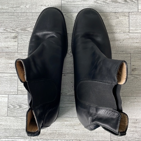 J. Crew Chelsea Leather Made in Italy Boots EUC - Picture 4 of 14